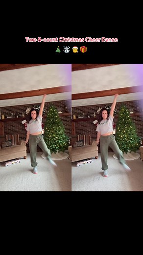 Two 8-count Christmas Cheer Dance Routine