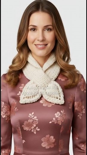 سكارف كروشيه انفينيتي بغرزه الاناناسة / Easy crochet scarf / Crochet infinity scarf /crochet cowl