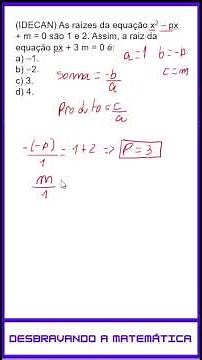 SECOND DEGREE EQUATION - IDECAN - CBMERJ
