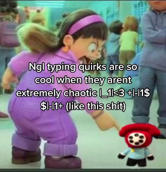 I HAVE A SLIGHT TYPING QUIRK?? Like “How r u 2day” that kinda typing #dsaf #dayshiftatfreddys #fnaf #typingquirk ALSO THIS SOMG IS SO FUNNY TO ME