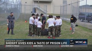 Local sheriff gives kids a taste of prison life