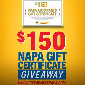 Your local NAPA AUTO PARTS is giving away a $150 Gift Certificate to NAPA. There’s a guaranteed winner from each participating store. Go to giveawayatnapa.com to register today. Hurry, contest ends December 12, 2020! | NAPA Great Plains | Facebook