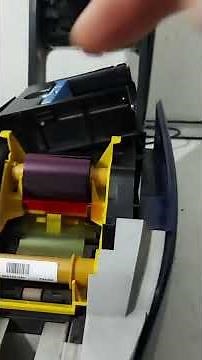 out of ribbon zebra ZXP 3.