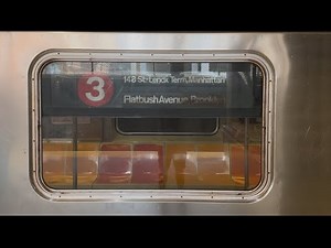 IRT Subway: R62 (3) Train Ride from Harlem 148th Street to Flatbush Ave Brooklyn College