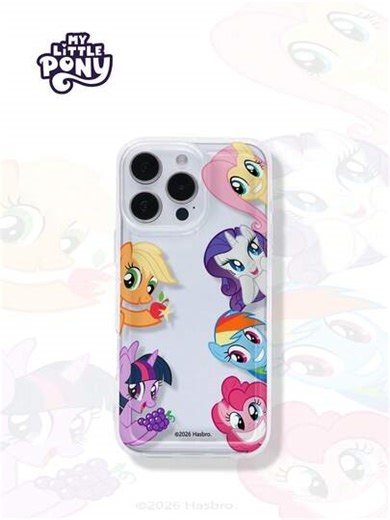 Hasbro IP Element כיסויי טלפון אופנתיים עמידים בזעזועים My Little Pony כיסוי רשמי של המותג Cartoon Girly נגד נפילה נגד החלקה תואם לאפל 17, 17 Air, 17 Pro, 17 Pro Max, דגמי אנדרואיד סדרת גלקסי A, סדרת גלקסי S, אפל סדרה 11, סדרה 12, סדרה 13, סדרה 14, סדרה 15, 15 Pro Max, 16 Pro, 16 Pro Max, X, XR, XS Max מתנת יום הולדת אביב למסיבת חג המולד | SHEIN