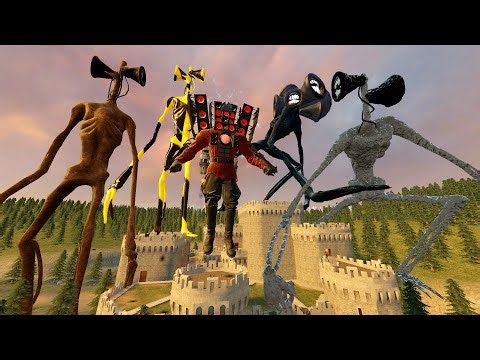 Pen Thử Thách Tiêu Diệt Quỷ Đầu Loa Siren Head Quái Thú SCP Bí Ẩn Trong Gmod Part 342