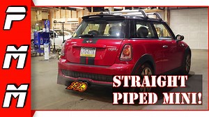We straight piped a 2010 mini cooper s by cutting off the factory exhaust after the flex pipe, deleting the muffler, resonator and cat with a piece of 2.5" stainless pipe and it sounds awesome! Support PMM by shopping through our store: ►https://www.amazon.com/ideas/amzn1.account.AEYFVIZUFUWZREFNZERWYJC3VCWQ/L98D81VRGQ23 Tools I LOVE ►BADASS Screw Drivers: http://amzn.to/2dQ5Ajx ►Amazing Electric Ratchet! https://amzn.to/2YepaB9 ►Pivoting Ratchet: http://amzn.to/2eL1n4V ►Awesome Cutter/Stripper/