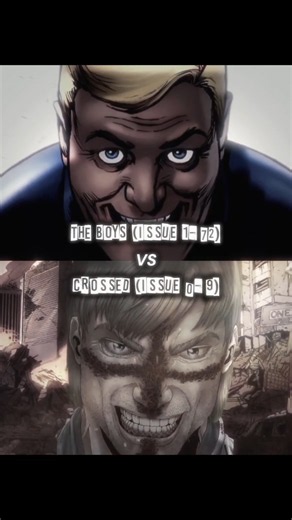 The Boys vs Crossed in writing #theboys #homelander #crossed #shorts #edit