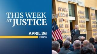 #ThisWeekatJustice, the Department: ▶️ Honored victims of gun violence and shared recent game changing steps DOJ made to prevent further gun crimes ▶️ Strengthened its commitment with Japan & the Republic of Korea to prevent cutting edge technology from endangering international peace & security ▶️ Sentenced 12 Cartel members for trafficking almost 200 kilos of meth into the U.S. from Mexico ▶️ Used new provisions of the Bipartisan Safer Communities Act to secure a prison sentence for two Ohio m