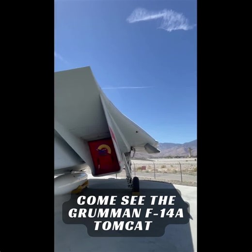 4.4K views · 316 reactions | Come see our own "Top Gun" aircraft, the Grumman F-14A Tomcat. This top-of-the-food-chain Navy fighter set the stage for naval air superiority. Take a selfie or fun photos with the F-14 Tomcat during your next visit to the air museum. | Palm Springs Air Museum | Facebook