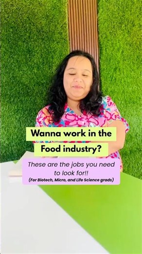 Jobs in the food industry for biotech grads 👩🏻‍🔬