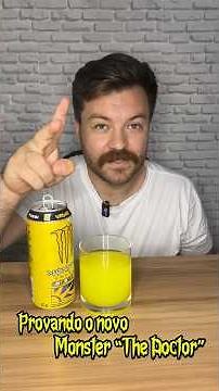 🚨 Já provou o novo sabor da Monster?Ainda não? Então segura… e já se inscreve no canal 😋