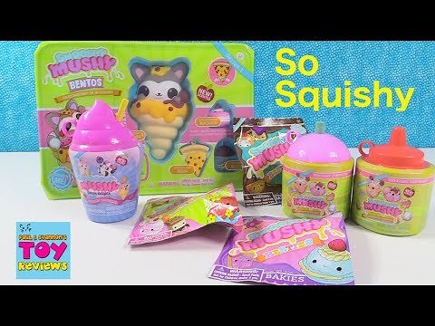 Smooshy Mushy Squishies Surprise Present Unboxing Scented Toy Review | PSToyReviews