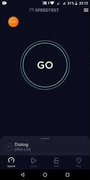 dialog fiber speed test