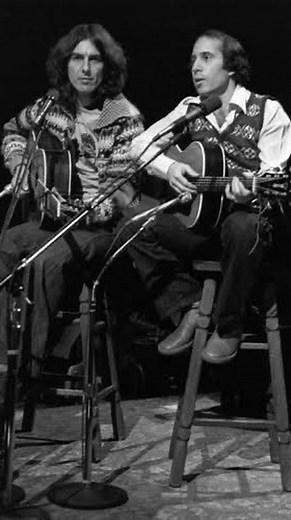 Paul Simon and George Harrison’s live performance of “Homeward Bound” aired on Saturday Night Live on November 20, 1976. #beatles #johnlennon #paulmccartney #georgeharrison #ringostarr #paulsimon #artgarfunkel #60s #70s #snl #saturdaynightlive | cloud beatles