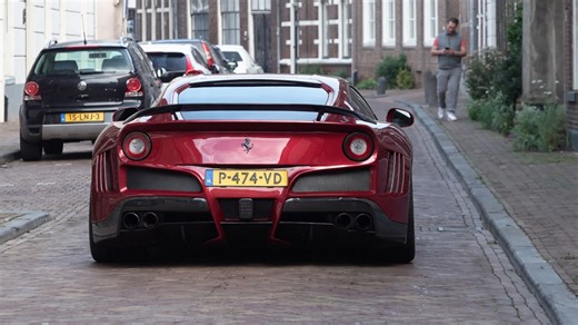 What Happens When an F12 Accelerate on a Narrow City Street?