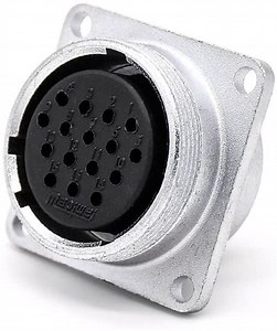 Watch ELECBEE 16 Pin Connectors P28 Female Straight Squaure Fangle Receptacles on Amazon Live