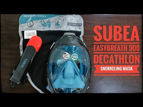 Unboxing Easybreath 900 - Decathlon I Subea Full Face Snorkel Mask for Underwater Immersion