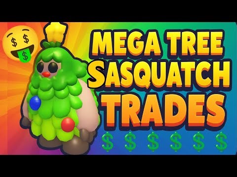 MEGA TREE SASQUATCH TRADES 💥 Legendary WIN or EPIC FAIL? #adoptme