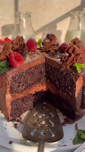Mini Chocolate Cake 🍫🎂 #chocolatecake #recipe #shorts