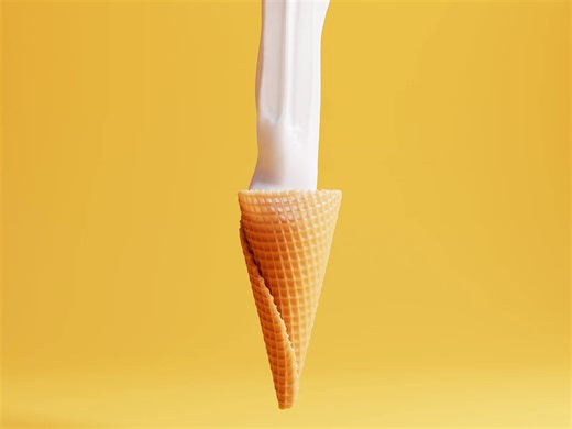 Ice Cream Cone Animation
