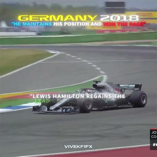 Hamilton's Insane Comeback At German GP 2018🤯🔥 #f1 #formula1