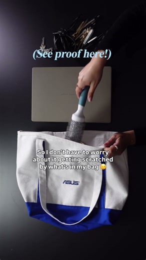 ASMR Scratch Test | What’s in My Bag? Feat. the Zenbook A14 👀👜💻