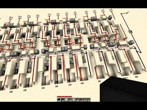 Fast Binary Adder (using instant ripple carry) - Minecraft