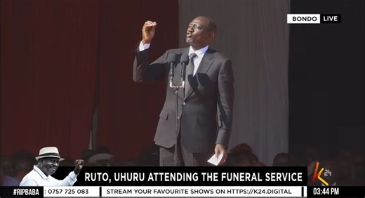 President William Ruto: “I can now reveal that immediately after the election, I sought out Baba and told him I wanted to correct the wrongs that had been done to him and to our nation. We reached an understanding with the late former Prime Minister.” | K24 TV