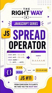 🔥 Spread Operator (...) in JavaScript Explained | JS Series #11 #frontend #javascript