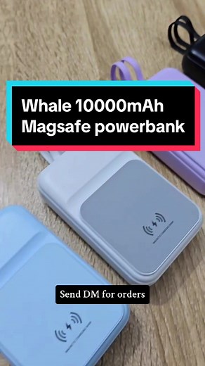 Whale 10000mAh Magsafe Powerbank - Fast Charging Wireless Power Bank