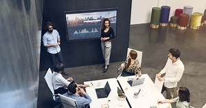 Dell takes on Microsoft with future-proof 75-inch 4K touchscreen monitor for the classroom