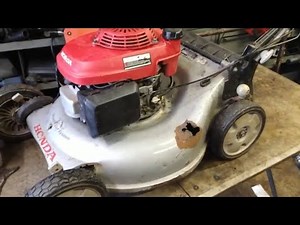 honda quadra cut system gcv160 model hrr2163vxa carburetor repair