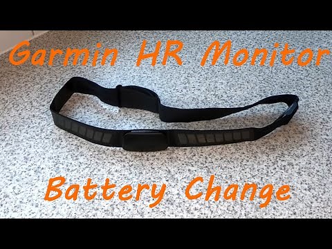 Changing the battery on a Garmin Dual Heart Rate Monitor