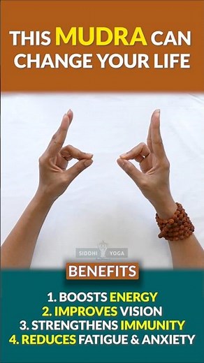 Prana Mudra for Energy & Vitality | This Mudra Can Change Your Life | Siddhi Yoga