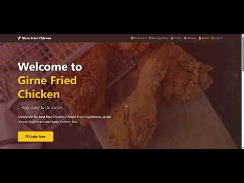Restaurant Management App using Python | Final Year Project Demo