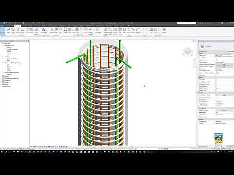 Revit Round Column Rebar Creation - A How to Guide