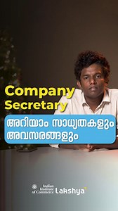 Watch this reel for the diverse career paths as a Company Secretary!...