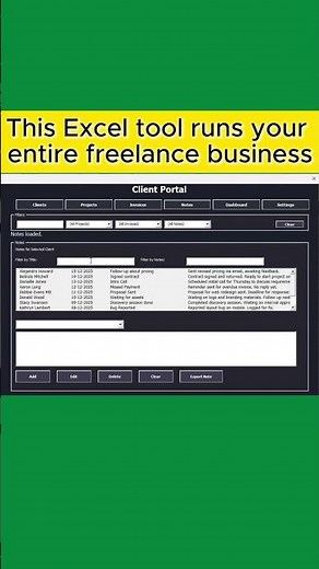 This Excel System Saves Me 10 Hours Every Week #exceltips #freelance #productivity