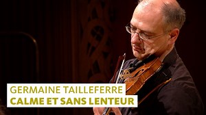 Abschalten und Träumen mit Germaine Tailleferres "Calme et sans lenteur", wunderschön gespielt von Pierre-Alain Chamot (Violine), Gudula Finkentey-Chamot (Cello) und Dominic Chamot (Klavier).🎻🎹✨ | WDR Sinfonieorchester