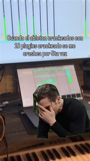 Jose Deltour on Instagram: "Cuando el ableton crackeado con 10 plugins crackeados se me crashea por 5ta vez #musicproduction #productormusical #homestudiolife #cantantesemergentes"