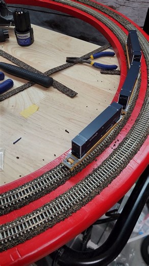 2-Rail Nation on Instagram: "It might be done by Valentine's! 🤣 #christmaslayout #christmas #christmastreetrain #nscale #nscalenation #modeltrains #modelrailroad #modelleisenbahn"