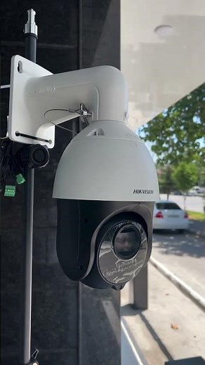Hikvision 4215 PTZ — smart speed dome camera with powerful zoom 🔭🔥 #Hikvision #PTZ