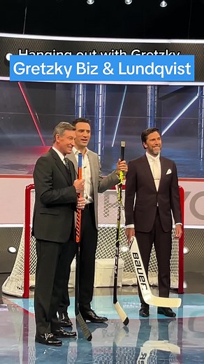 The Ultimate Hockey Trio: Gretzky, BizNasty, and Lundqvist 🥶 The Stanley Cup Finals starts June 3rd. Make sure to tune in on TNT to catch Game 1! @BR_OpenIce #stanleycup #NHLonTNT #hockey #NHL