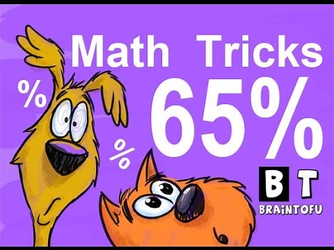 FIND PERCENTAGES OF NUMBERS - learn basic maths cartoon lesson for kids