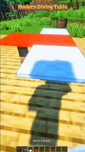 How To Make Modern Dining Table in Minecraft | Minecraft BuildHacks #minecraft #trend #buildhacks