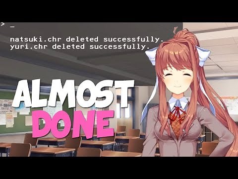 Let's Players Reaction To Monika Deleting Yuri & Natsuki | Doki Doki Literature Club