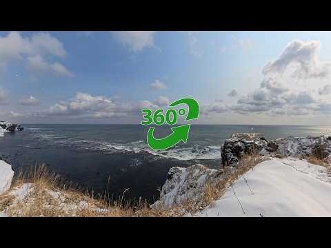A 360° Seaside Walk | 4K | ASMR | Virtual Walking Tour
