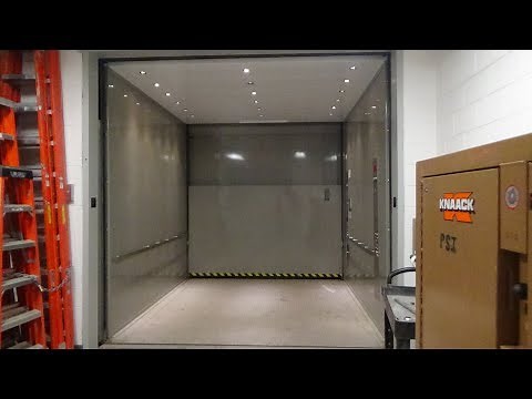 LARGE Otis Hydraulic Freight Elevator | Physical Sciences Complex | Univ of MD | College Park, MD