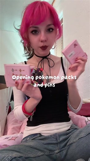 Opening Pokémon packs and pins